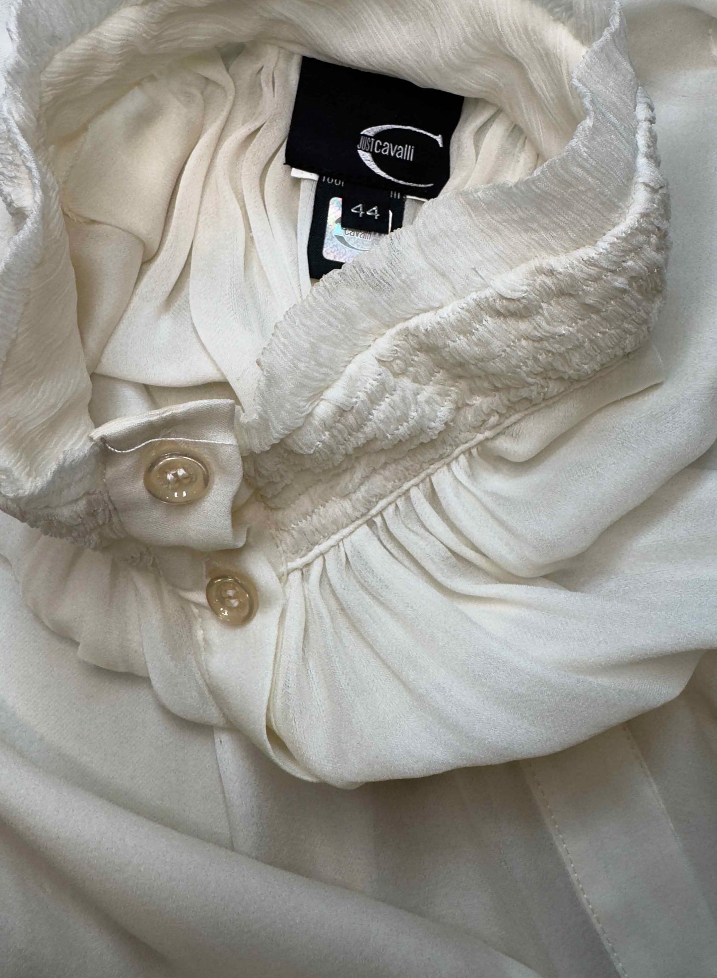 Hvít Just Cavalli skyrta / White Just Cavalli shirt