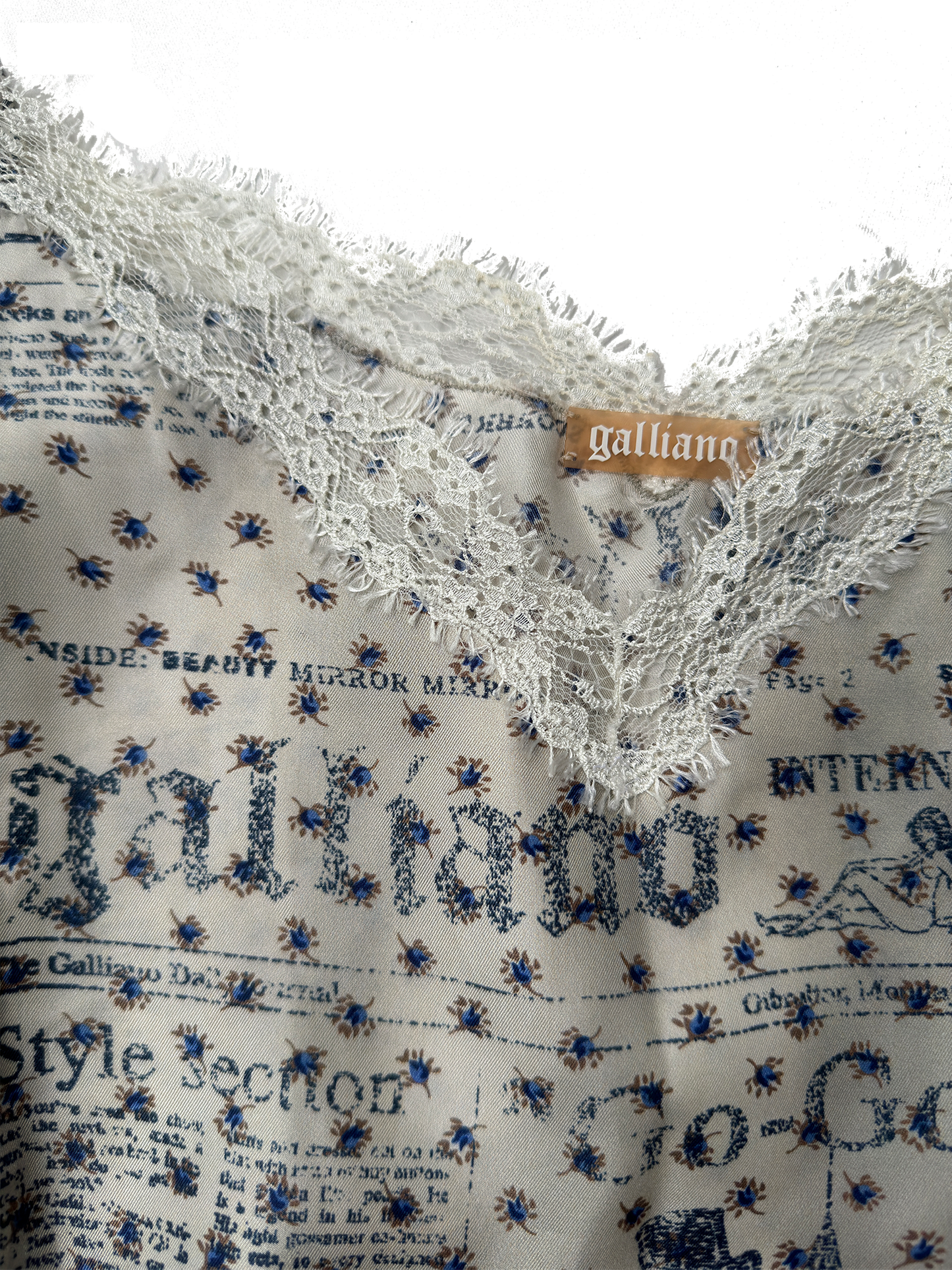 Galliano toppur / Galliano camisole
