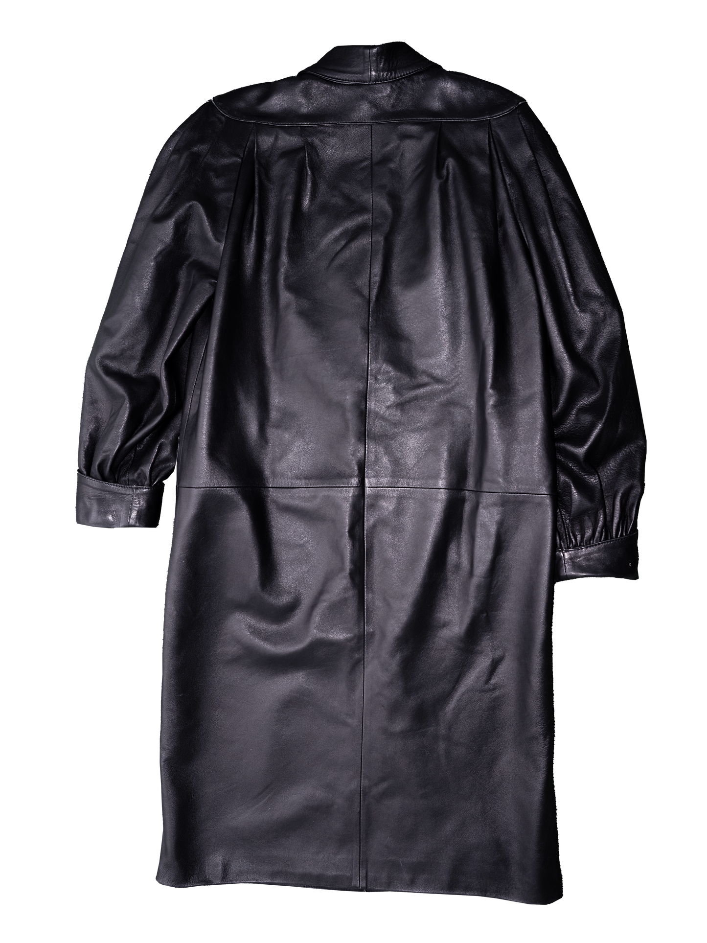 Leðurkápa / 1980s leather coat