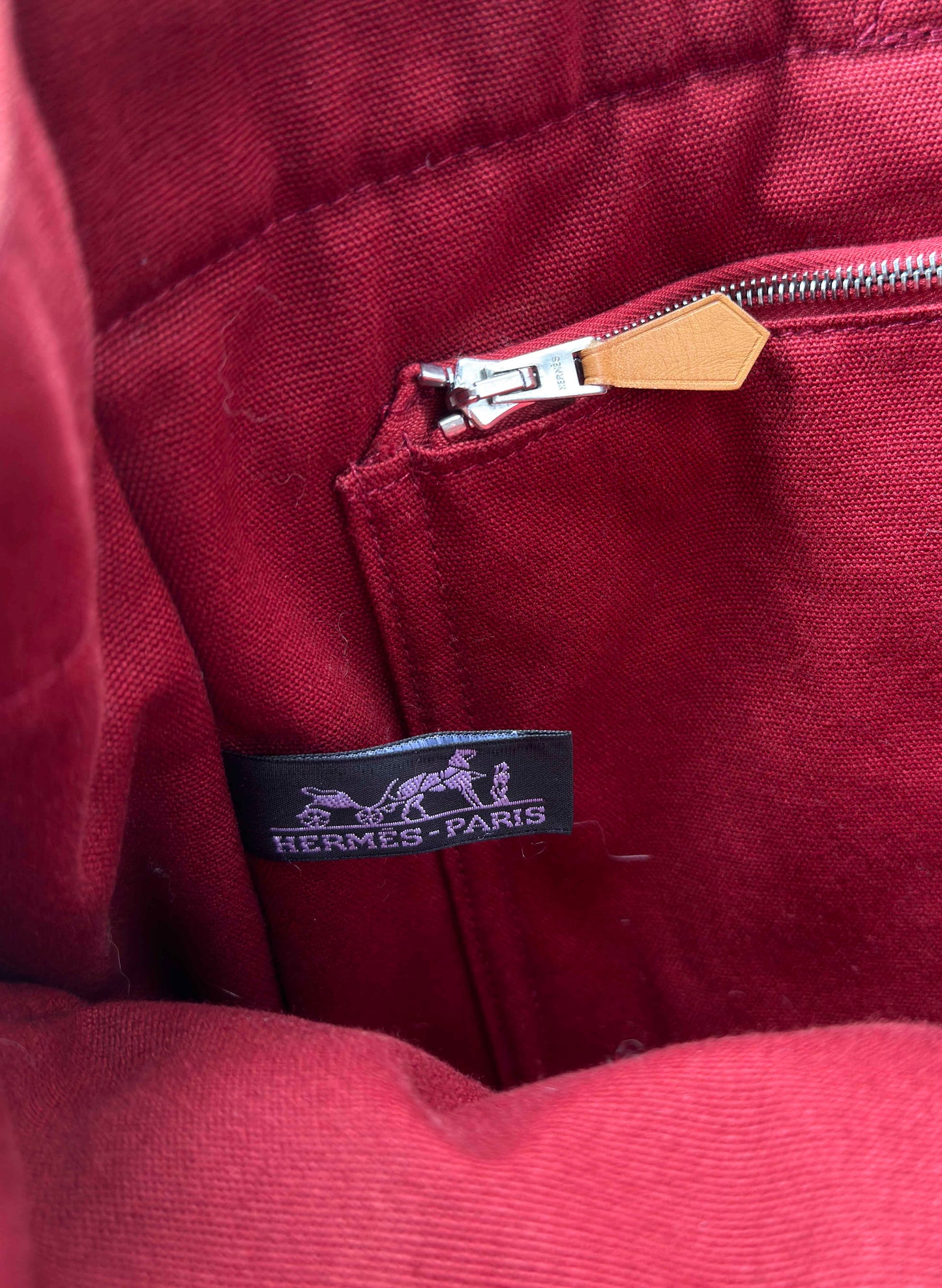 Hermès Herline tau handtaska / Hermès Herline canvas handbag