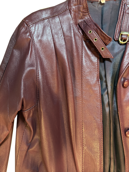 Leðurkápa / Leather coat