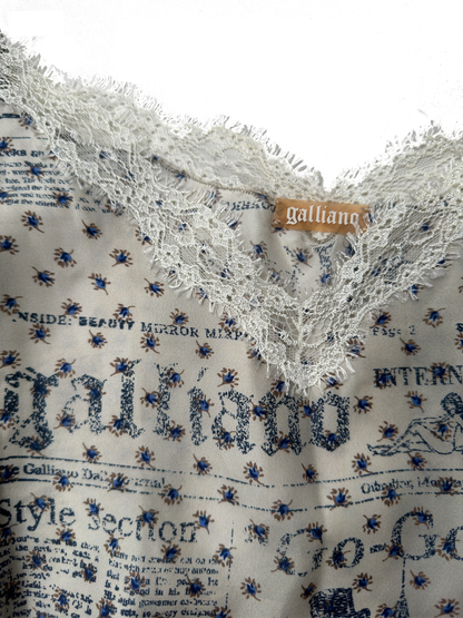 Galliano toppur / Galliano camisole